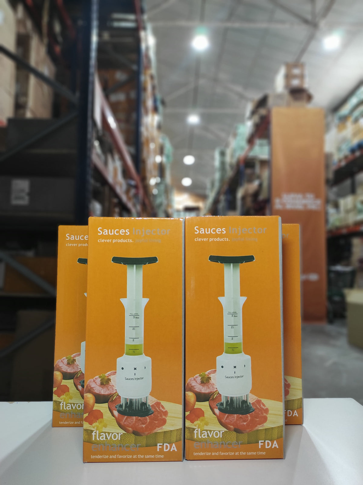 Inyector de salsa para carne