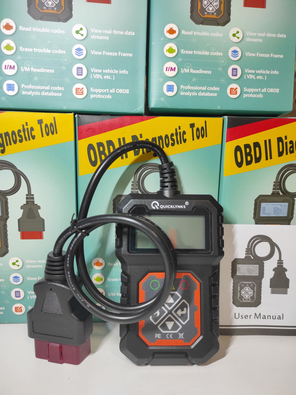 Instrumento de diagnóstico OBD para automóvil