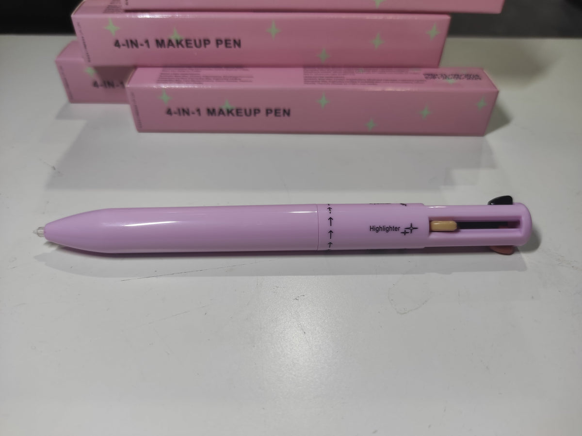 Lápiz de maquillaje 4 en 1 multifuncional
