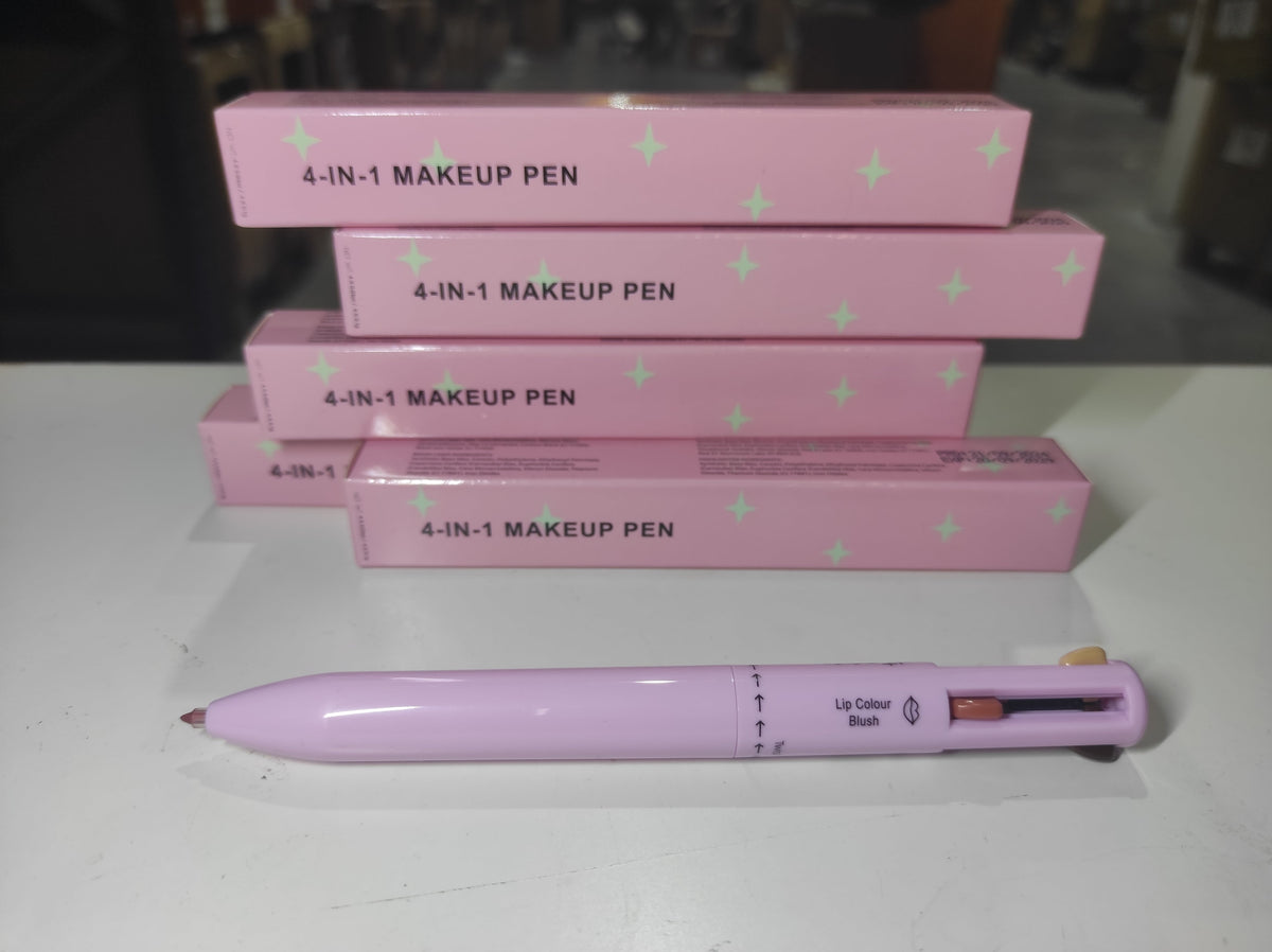 Lápiz de maquillaje 4 en 1 multifuncional