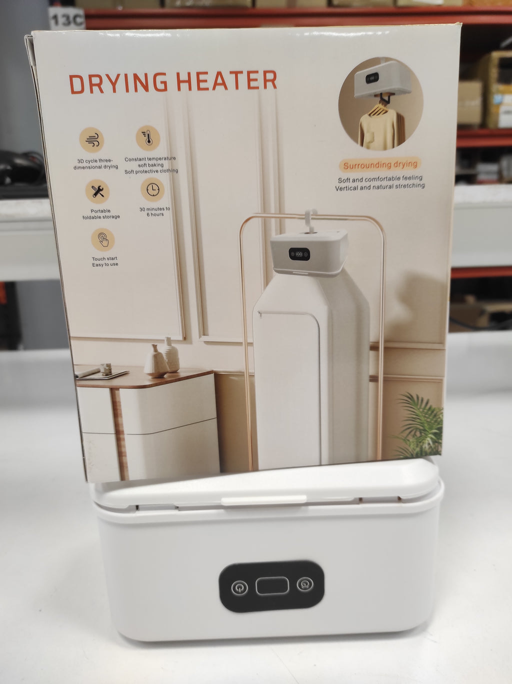 Secadora de ropa eléctrica portátil