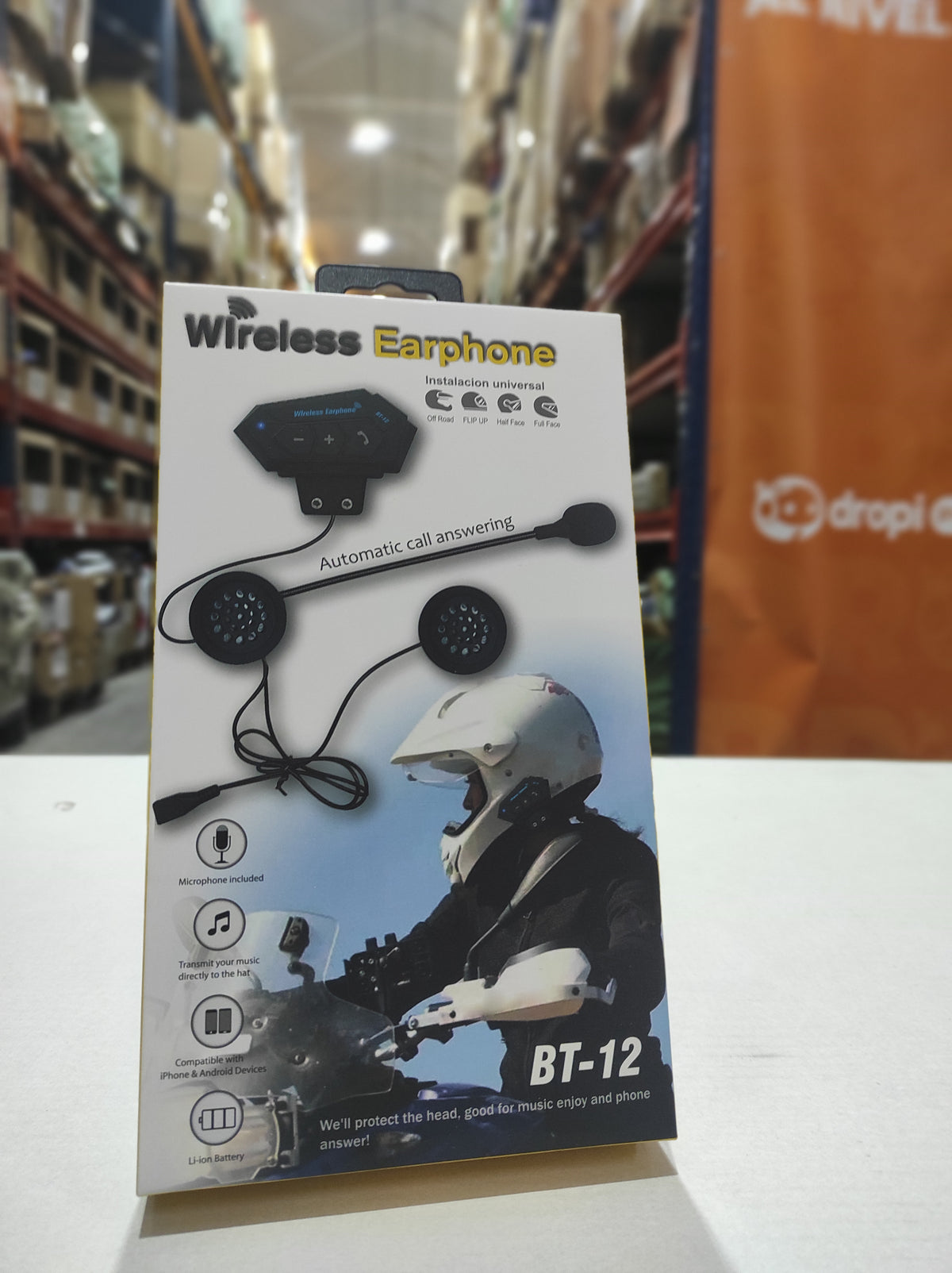 Intercomunicador bluetooth para motocicletas