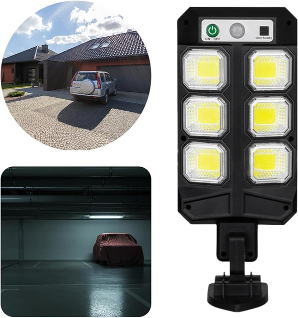 Luz Solar de Pared con Mando (72 LED)
