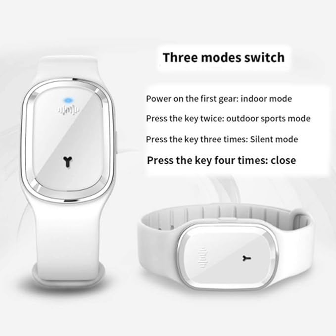 Pulseras repelente de mosquitos blanco