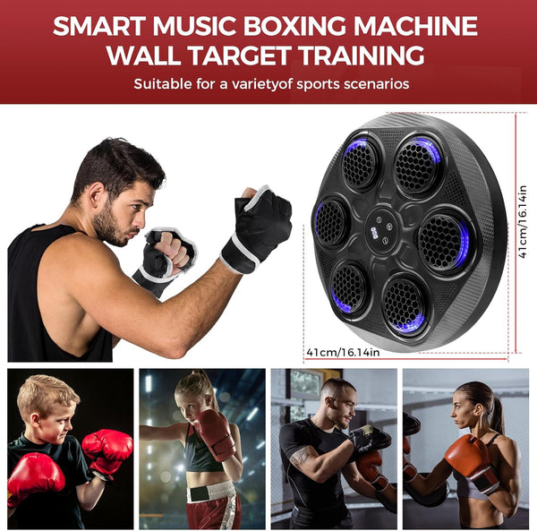 Máquina de Boxeo Musical YK-003 con Guante Negro