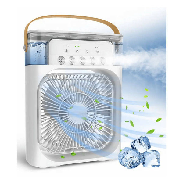 Ventilador Humidificador de Nebulización – Blanco