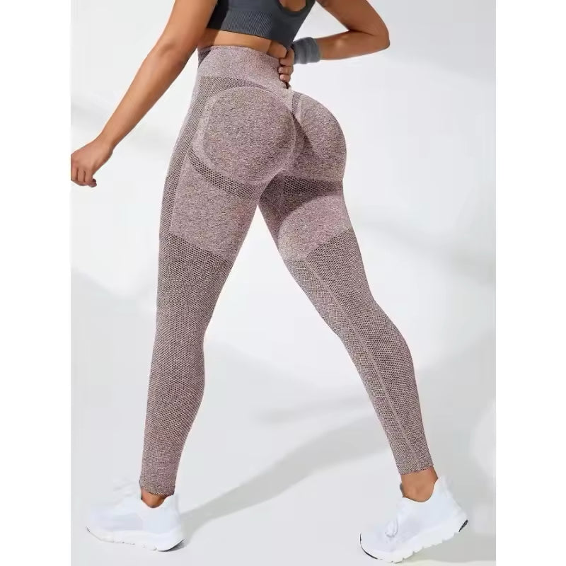 Leggins Mujer Push Up marron talla unica