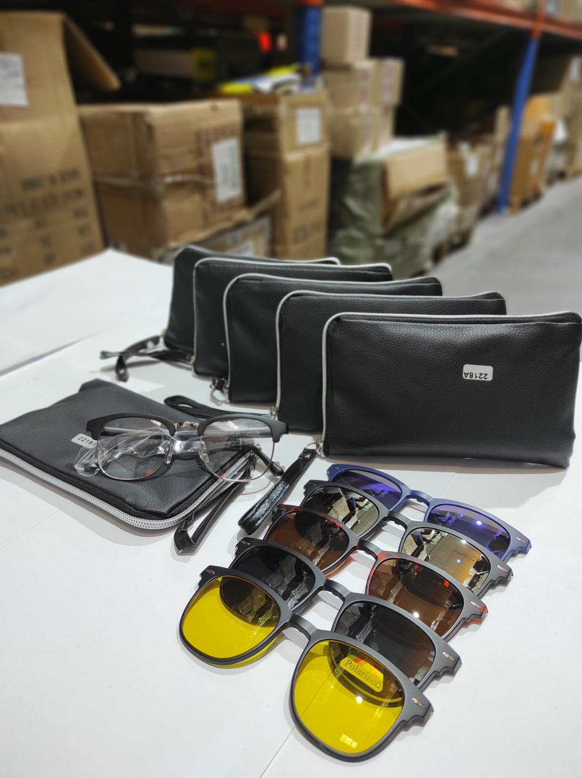 Gafas de sol magnéticas ópticas polarizadas 5 en 1
