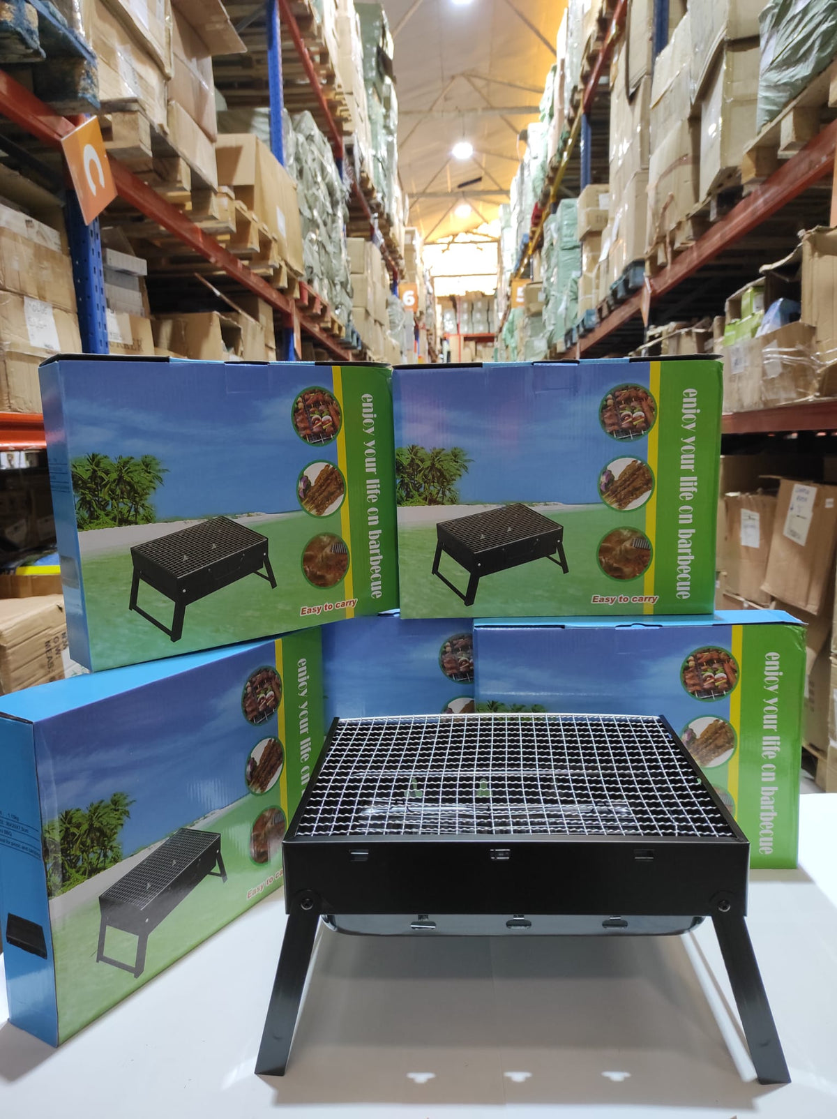 Parrilla de barbacoa plegable