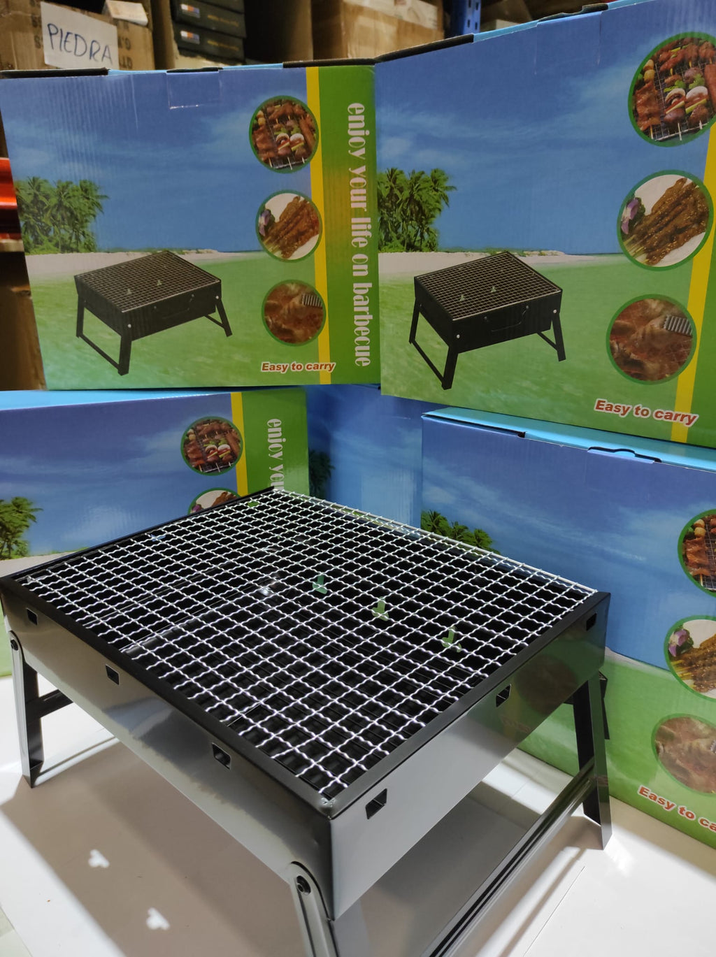 Parrilla de barbacoa plegable