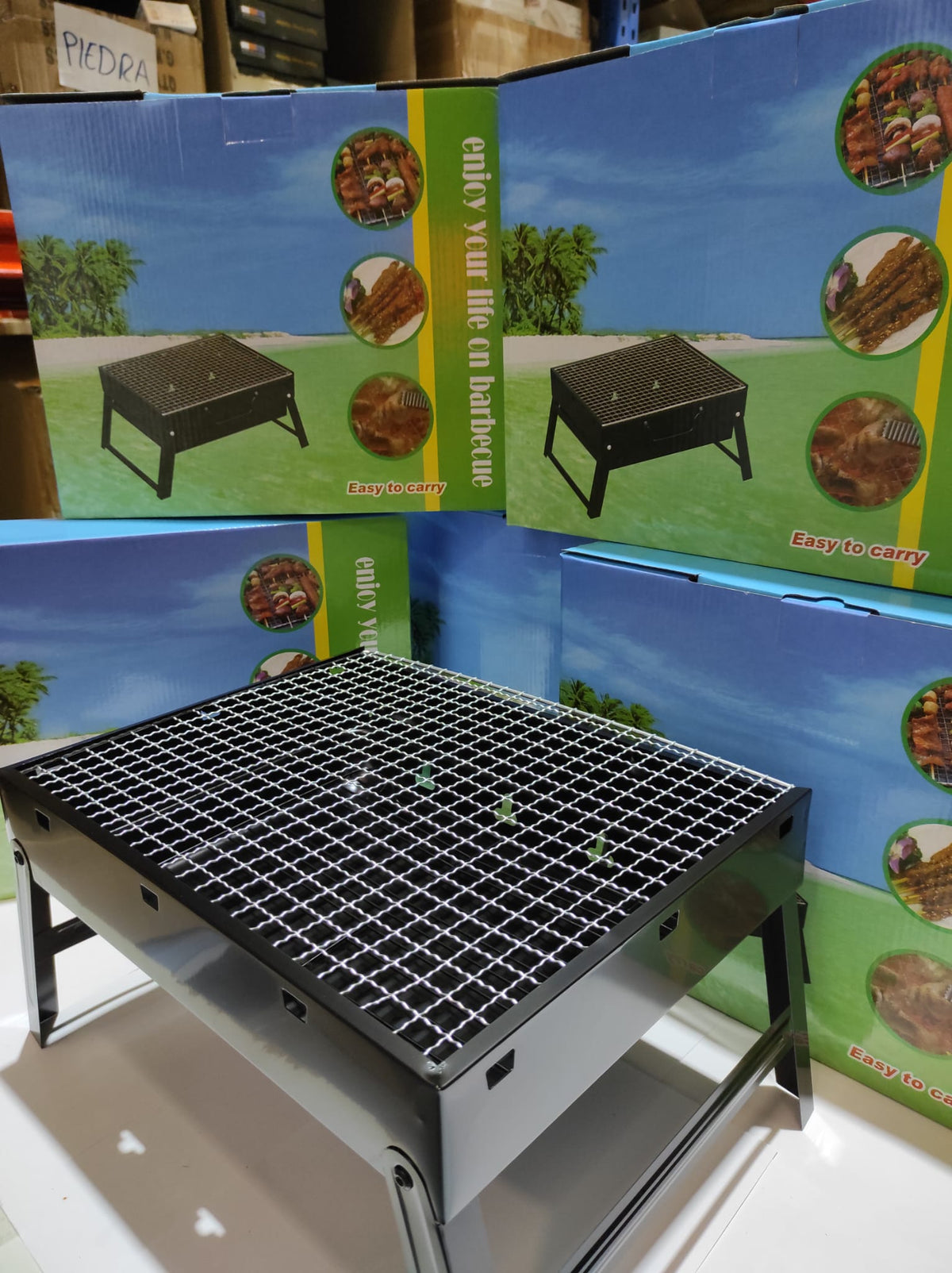Parrilla de barbacoa plegable