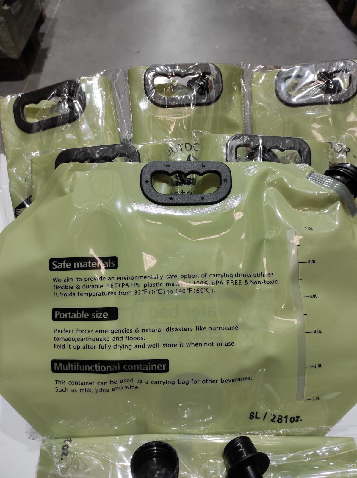 Bolsa de Agua portátil de 8L