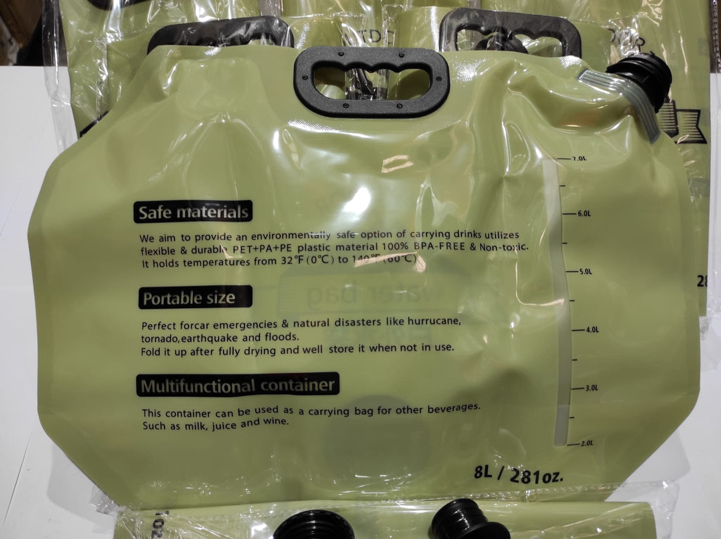 Bolsa de Agua portátil de 8L
