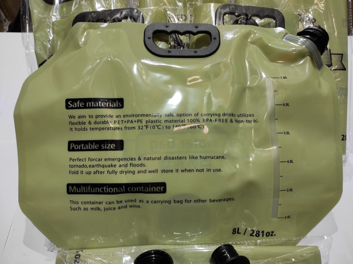 Bolsa de Agua portátil de 8L