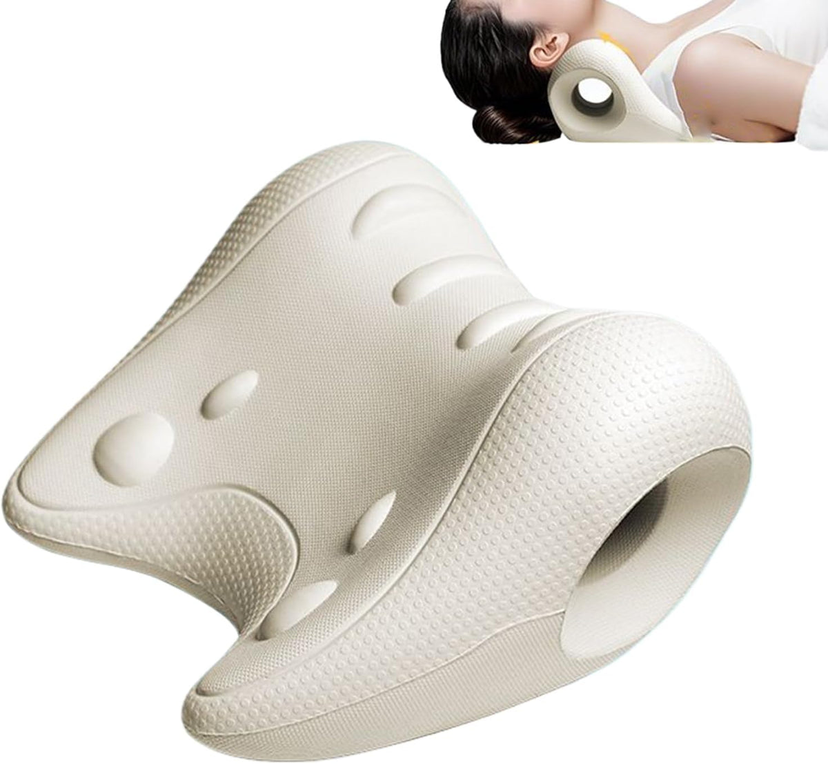 Almohada cervical ergonómica en U