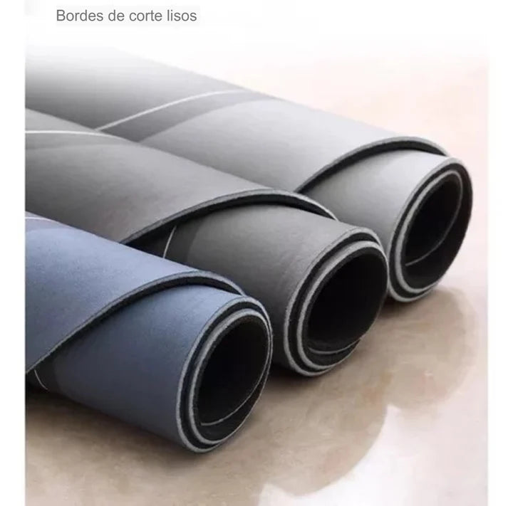 Alfombra Antideslizante y Absorbente de Secado Rápido Gris