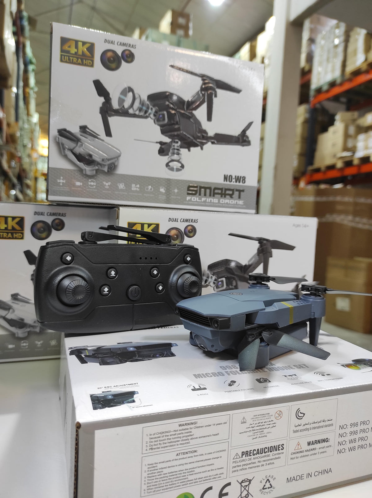 Dron W8 Pro Max con Doble Cámara y Maletín