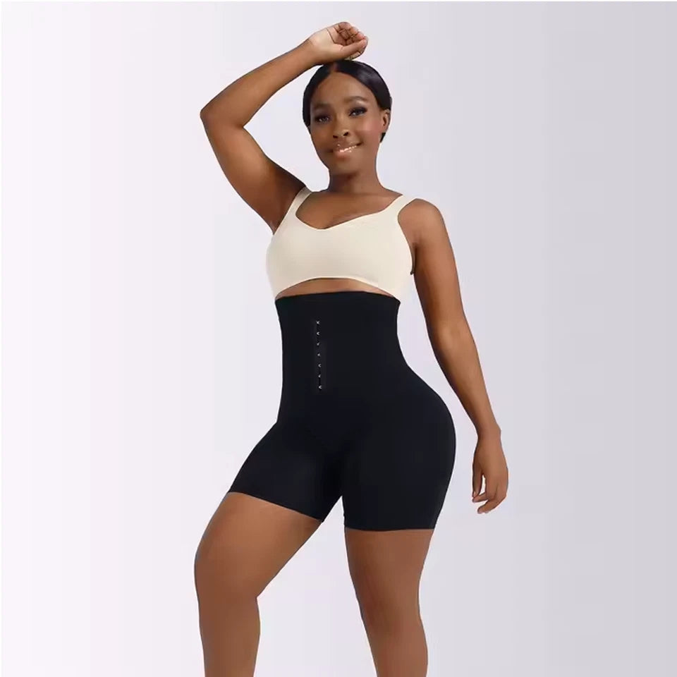 Braga faja reductora con control de abdomen y cintura alta negro M/L