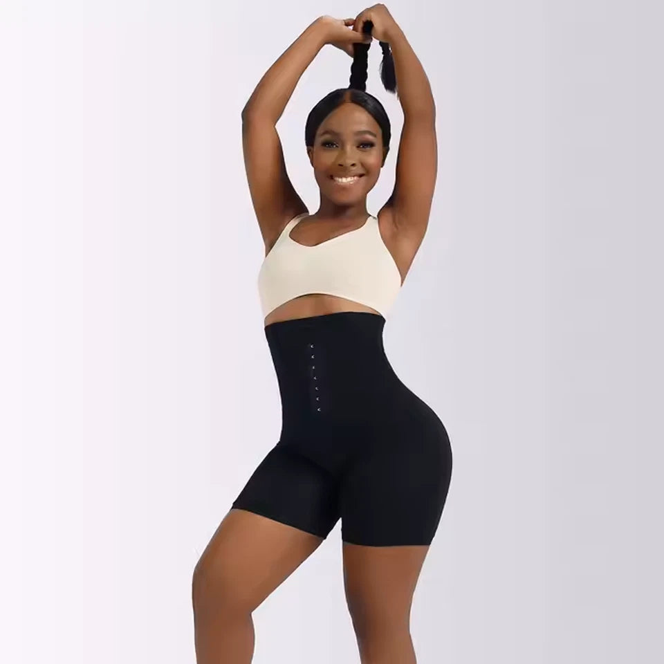 Braga faja reductora con control de abdomen y cintura alta negro M/L