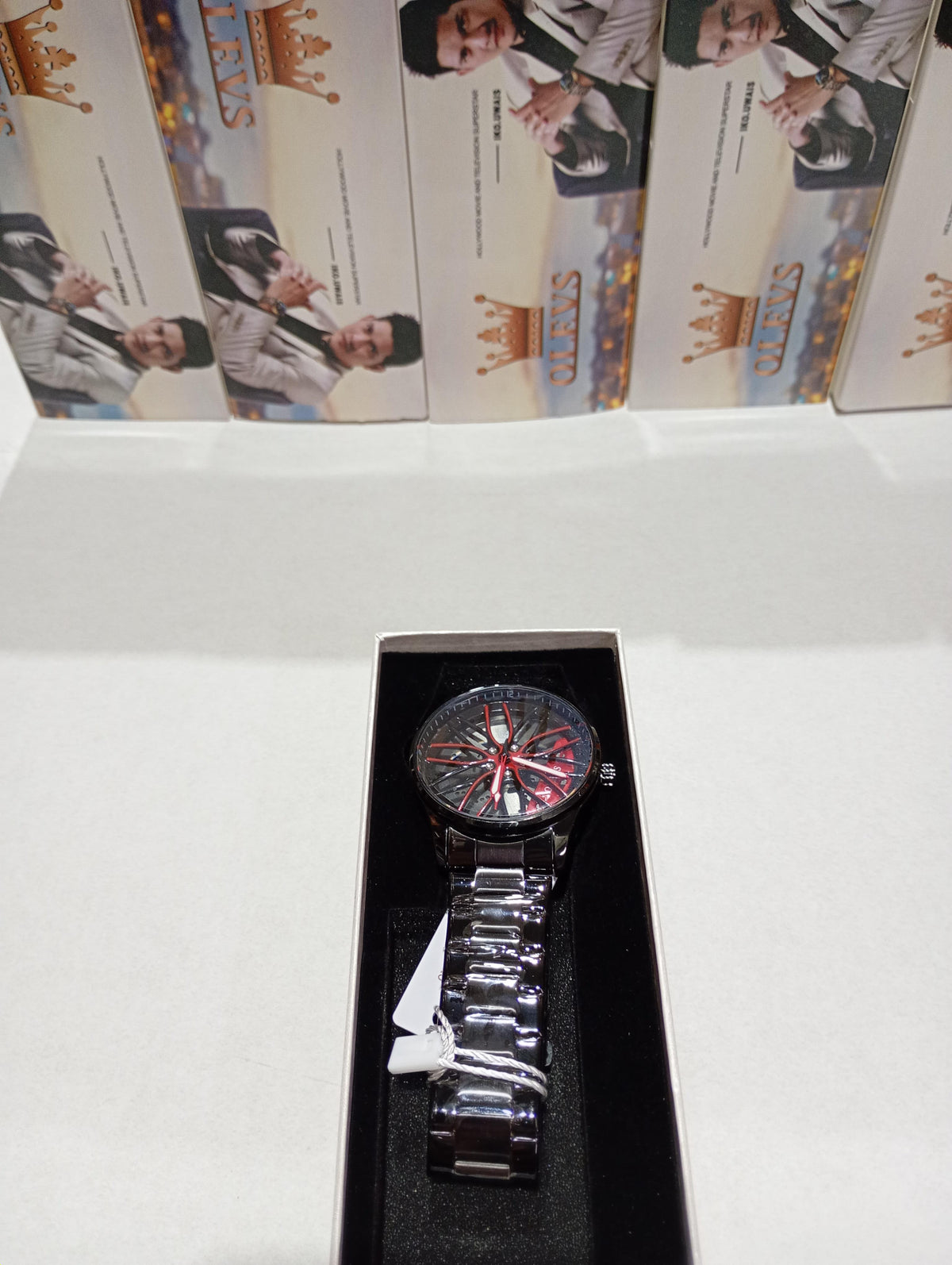 Reloj deportivo 3D en forma de llanta