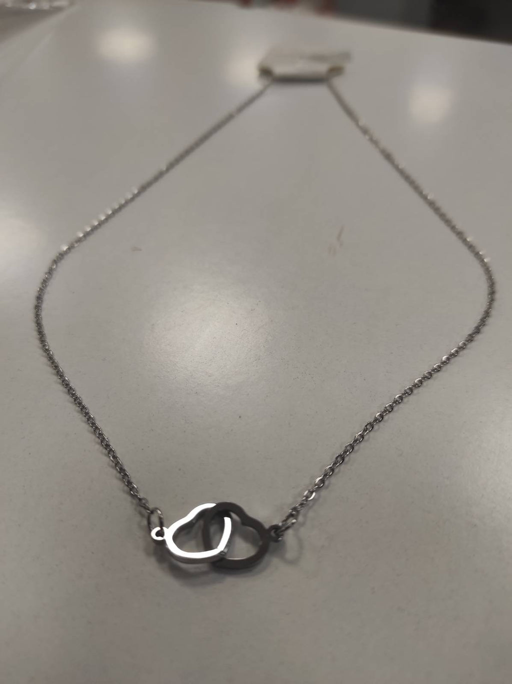 Collar Doble Anillo de Corazón