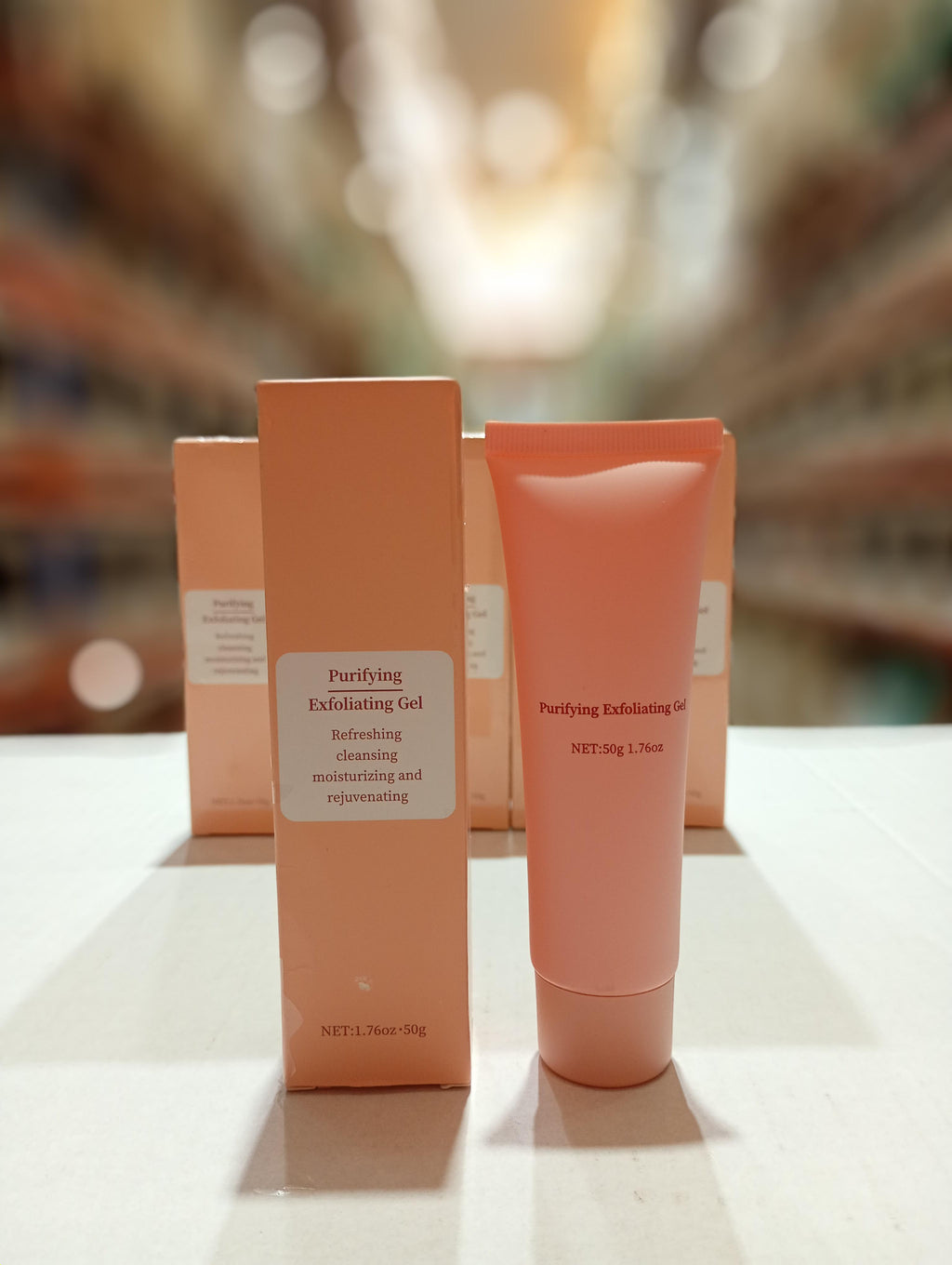 Gel exfoliante purificante 50 g para rostro y cuerpo