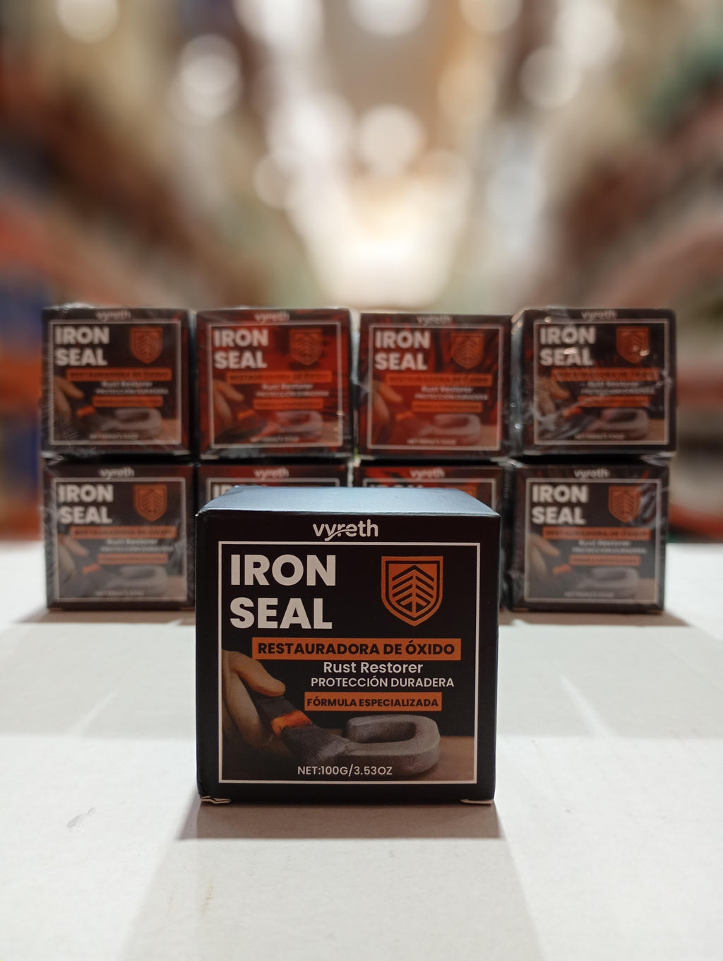 Restaurador de óxido color gris 100g