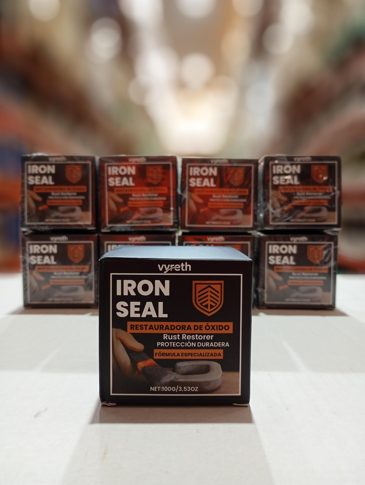 Restaurador de óxido color gris 100g